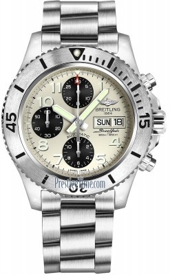 AAA Replica Breitling Superocean Chronograph Steelfish 44 Mens Watch a13341c3/g782-ss